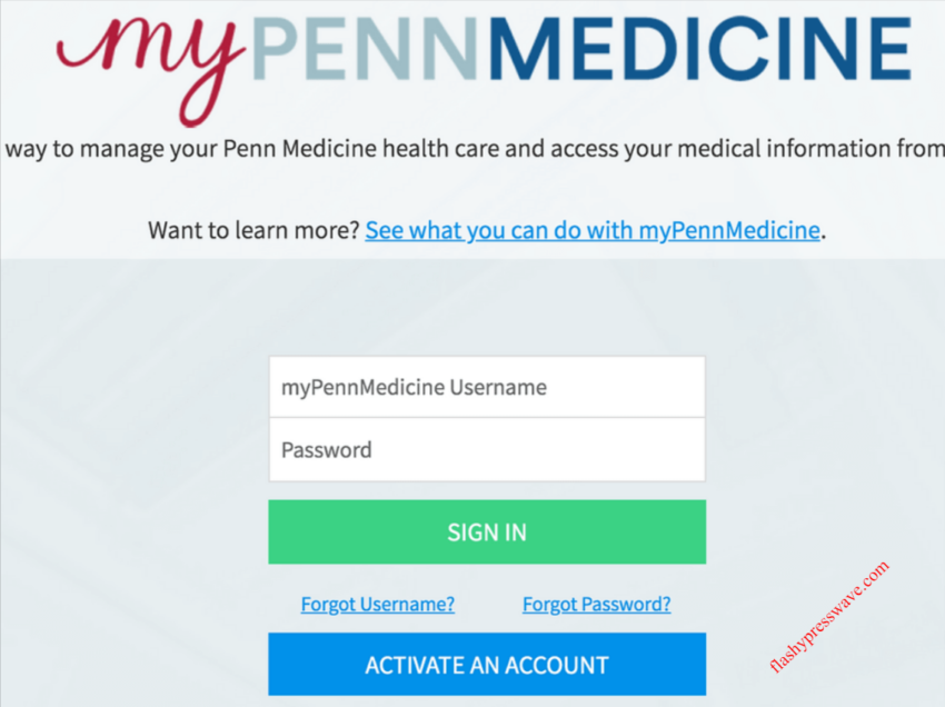 My Penn Medicine Login